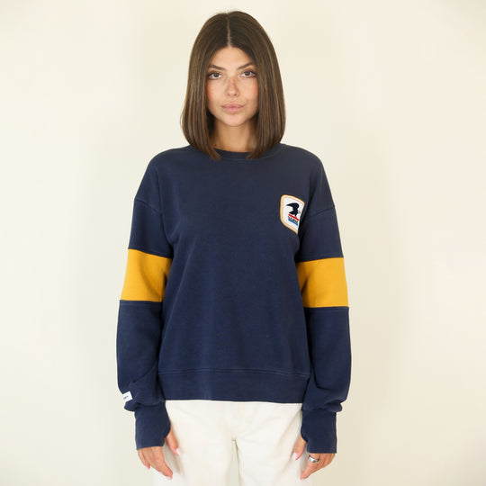 USPS Badge - Sports Club Sweatshirt - Navy Snow - The Laundry Room