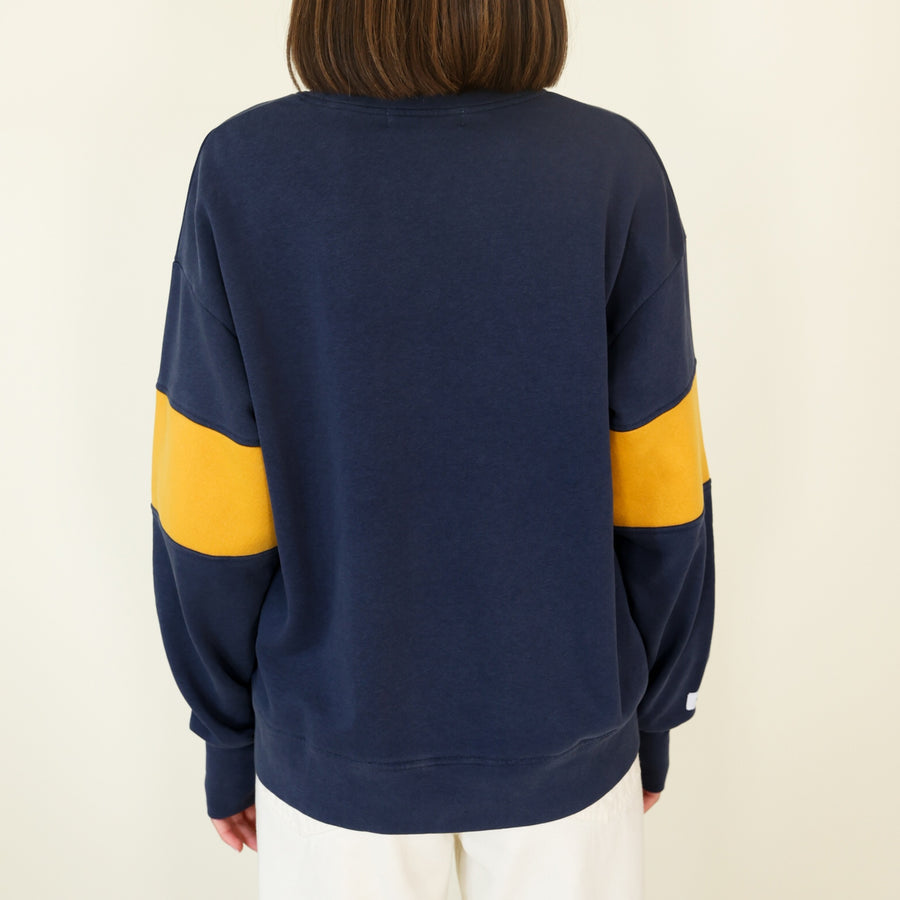 USPS Badge - Sports Club Sweatshirt - Navy Snow - The Laundry Room
