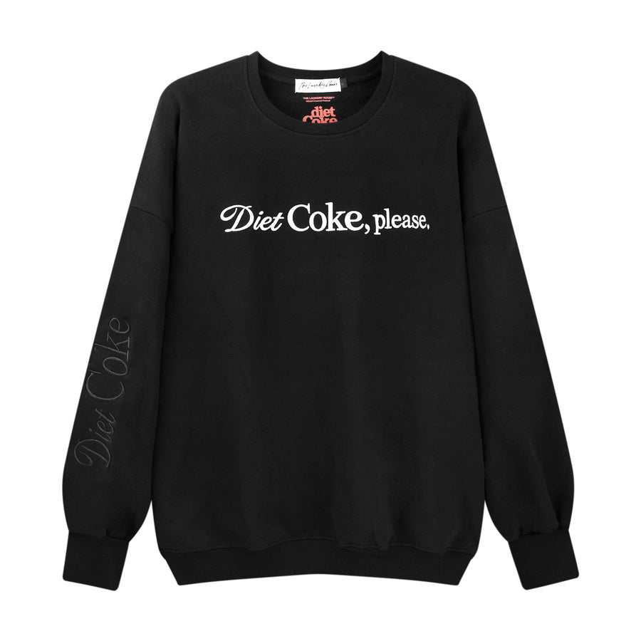 Diet Coke Please Embroidered - Jump Jumper - Black - The Laundry Room