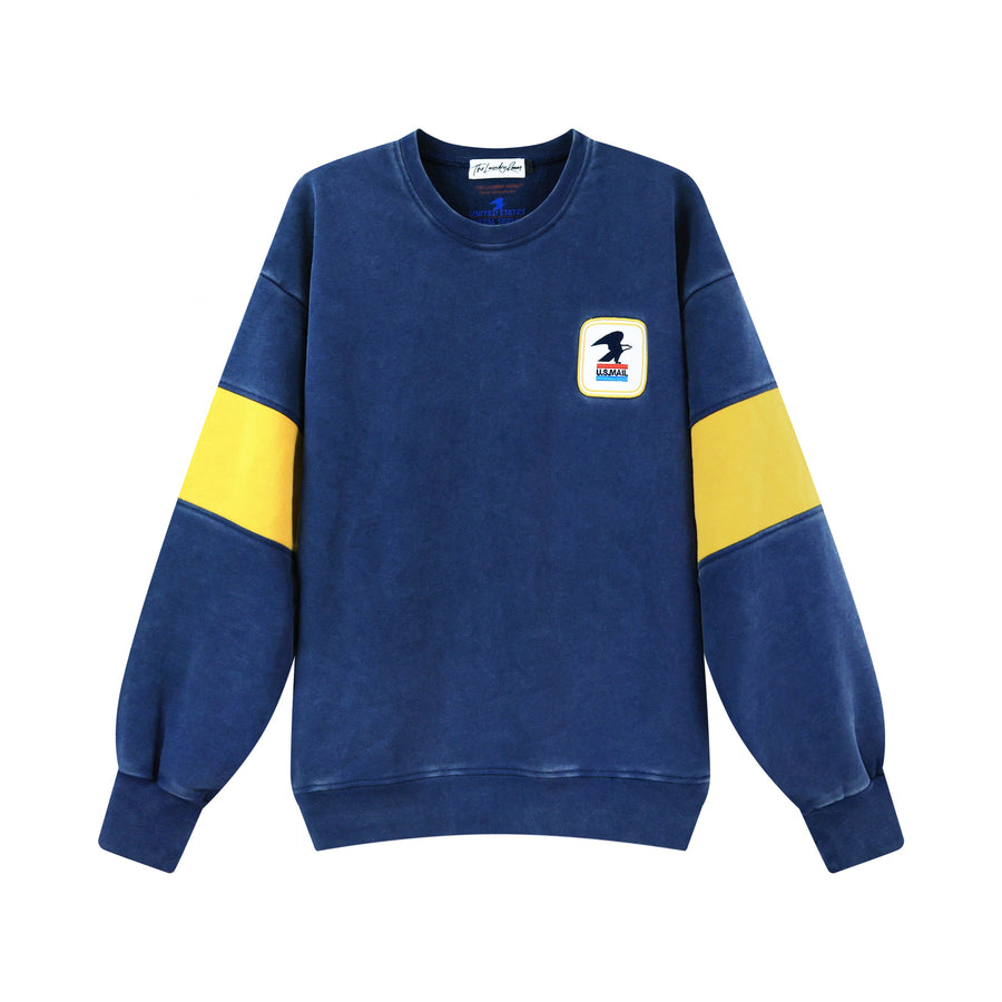 USPS Badge - Sports Club Sweatshirt - Navy Snow - The Laundry Room