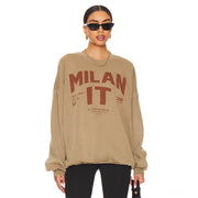 Welcome To Milan - Jump Jumper - Camel Gold